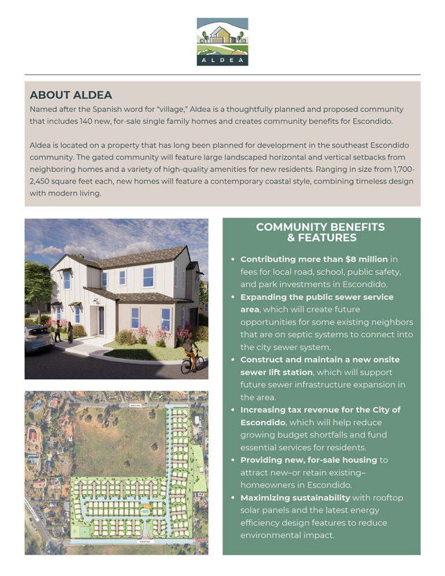 Aldea Fact Sheet | Summer 2025